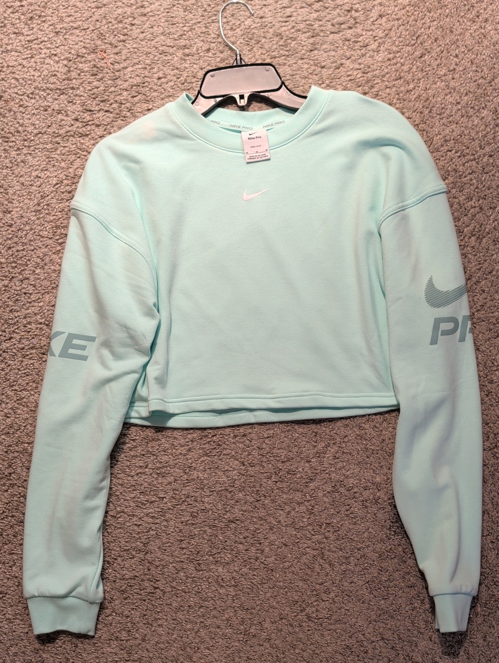 Nike Cropped Crew Sweatshirt - Mint